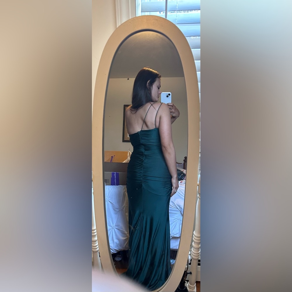 Hunter green formal dress. New with tags! Size small. - Picture 6 of 6